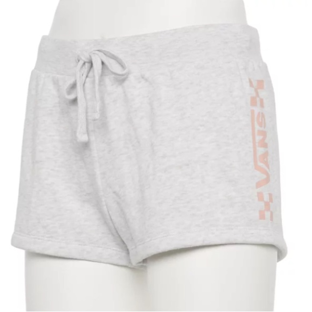 New vans fleece shorts athletic casual lounge gray